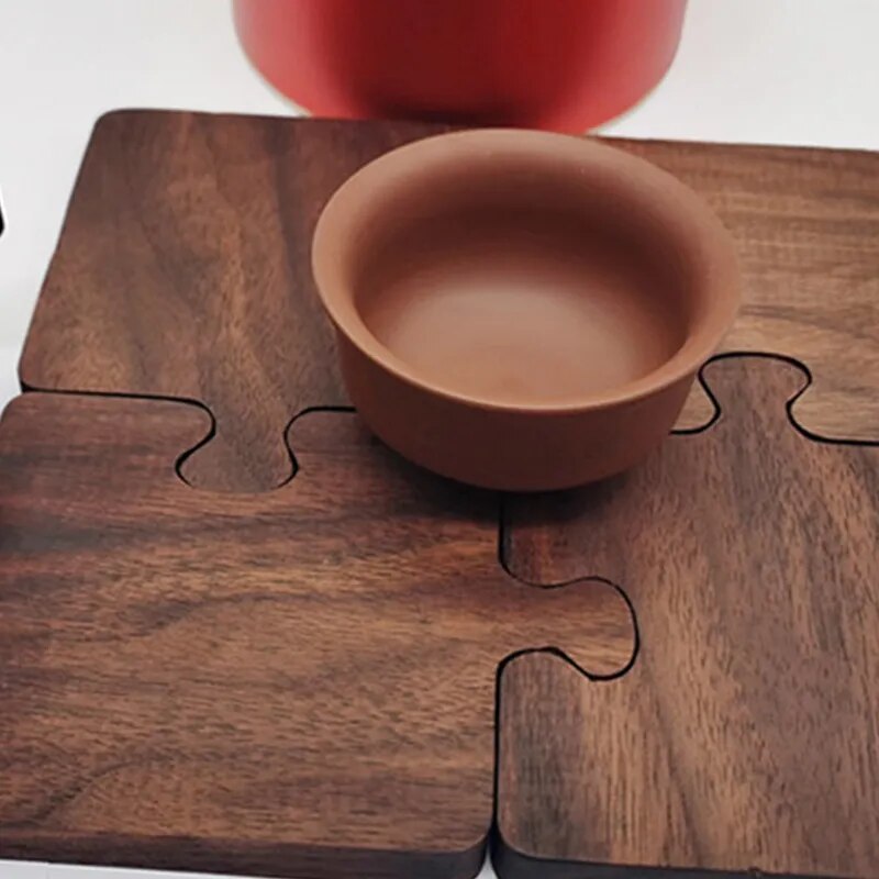 Wooden Puzzle Coffee Coaster