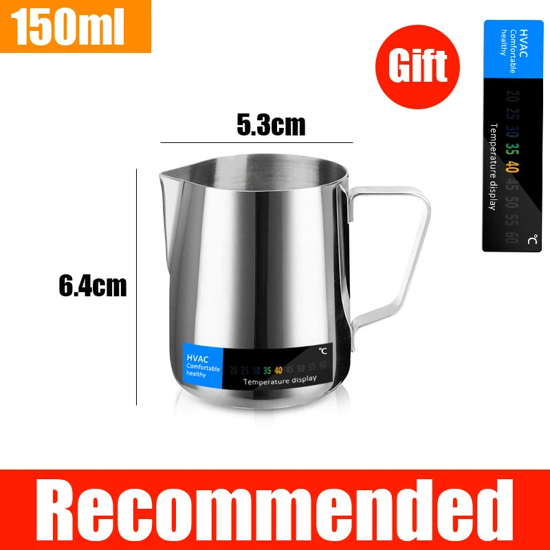 Stainless Steel Barista Frothing Pitcher