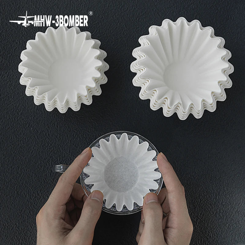 Coffee Filter Paper Pour Overs Disposable 50 Pieces