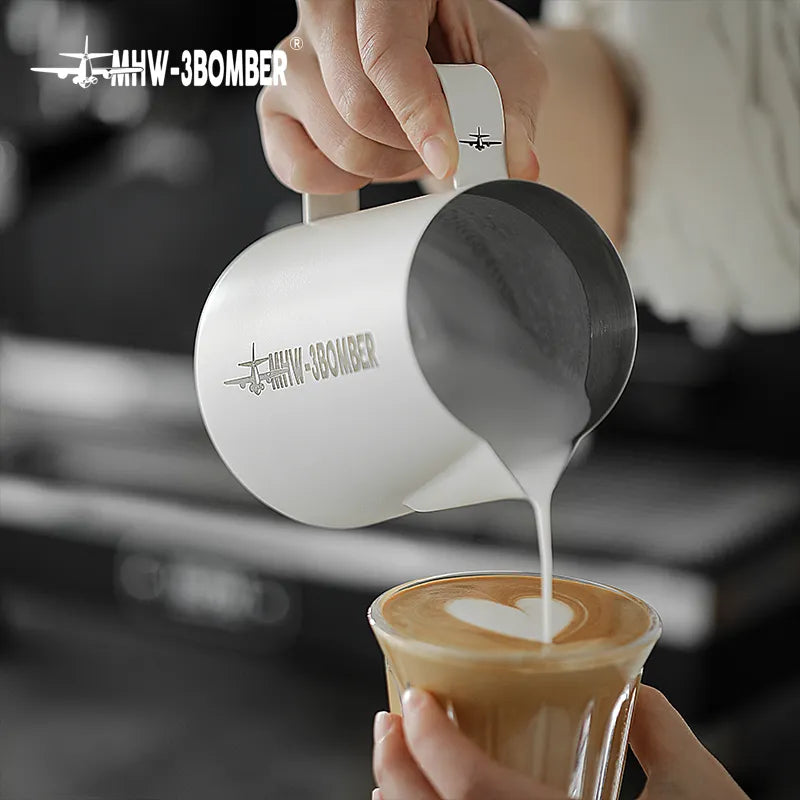 Stainless Steel Milk Frothing Pitcher with Thermometer