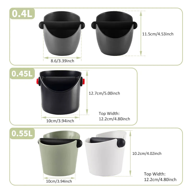 Coffee Grind Knock Box Waste Bin