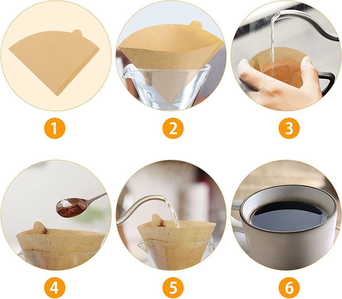 Eco-Friendly Biodegradable Coffee Filters