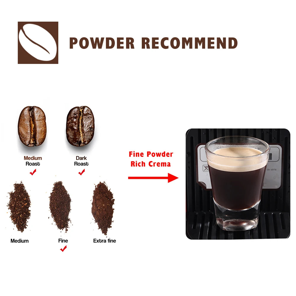 Refillable Reusable Capsule Coffee Filter Pod With Dosing Ring for Nespresso