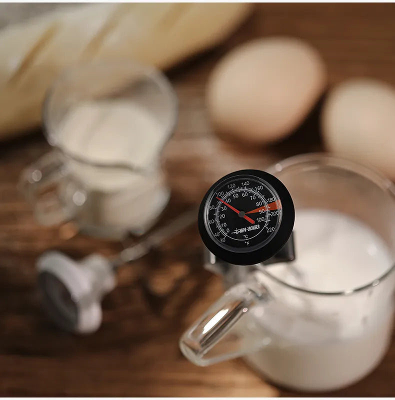 Stainless Steel Milk Frothing Pitcher with Thermometer