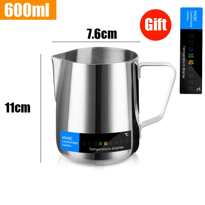Stainless Steel Barista Frothing Pitcher