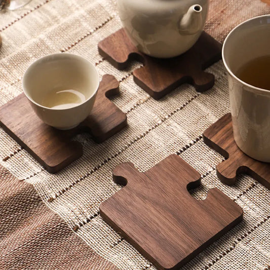 Wooden Puzzle Coffee Coaster